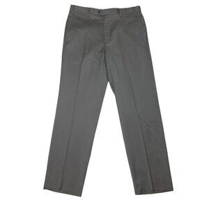 Zanella $350 Wool Dress Pants Men's W33x31 Todd Trousers Khaki Italy MINT